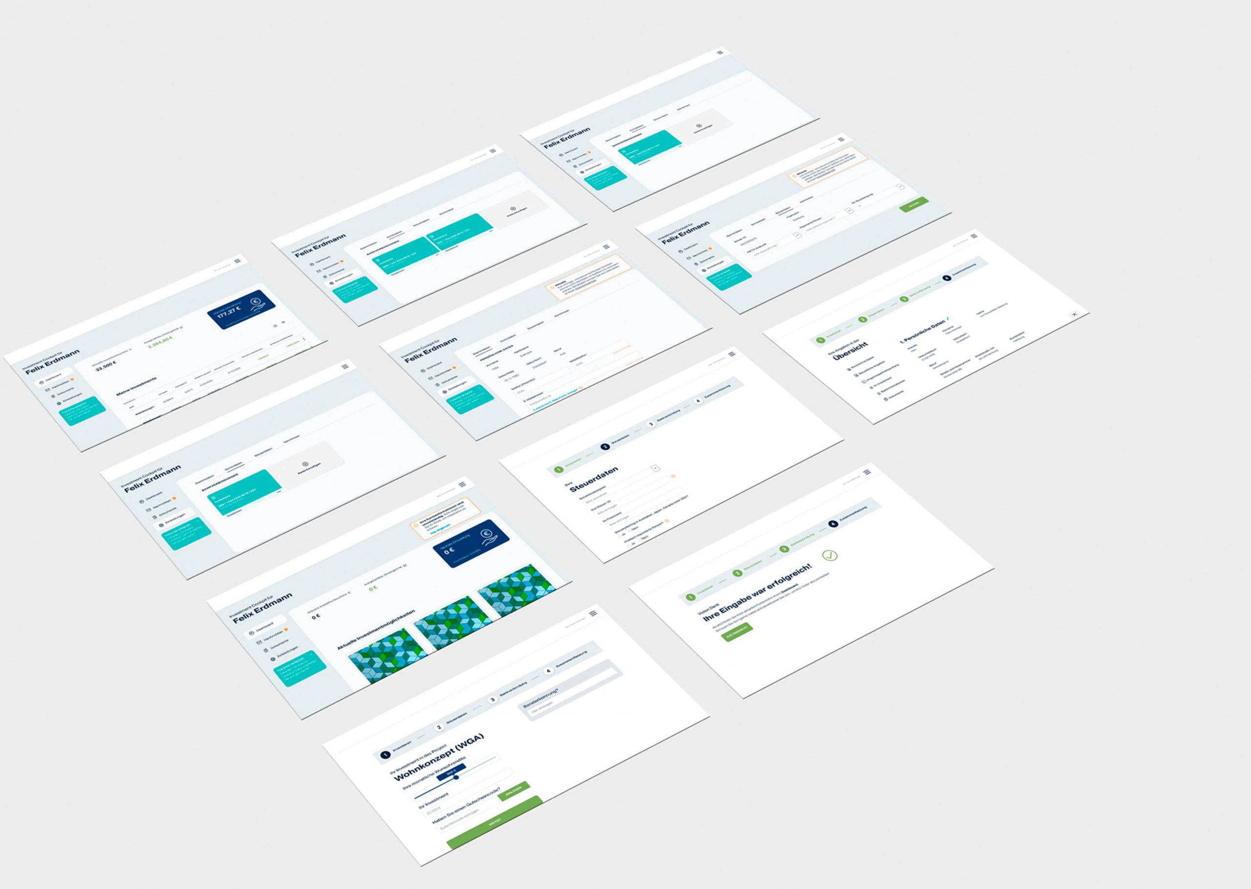 UX-Design – Investment Dashboard